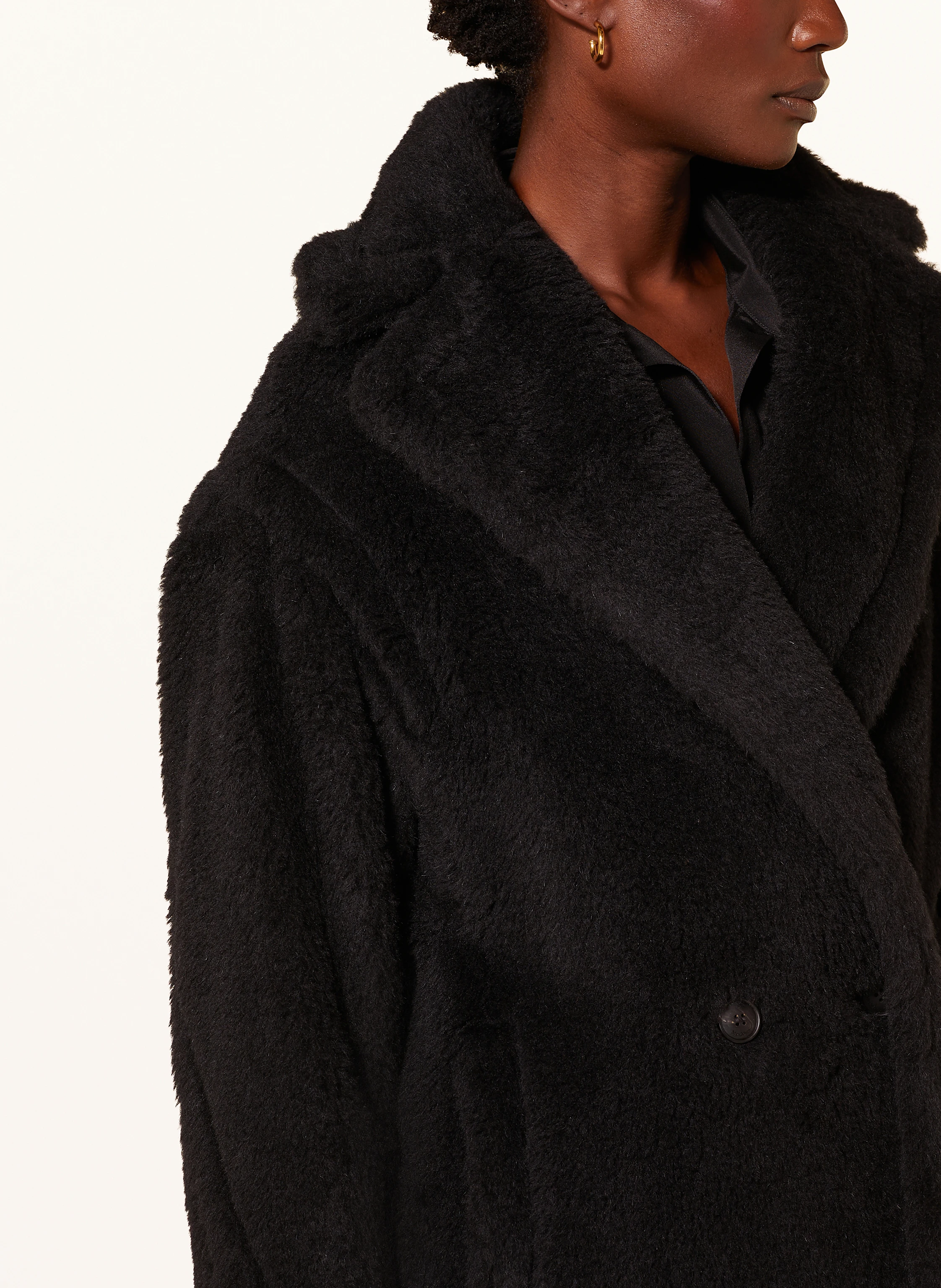 Max Mara Kunstfell-Mantel TEDGIRL mit Alpaka