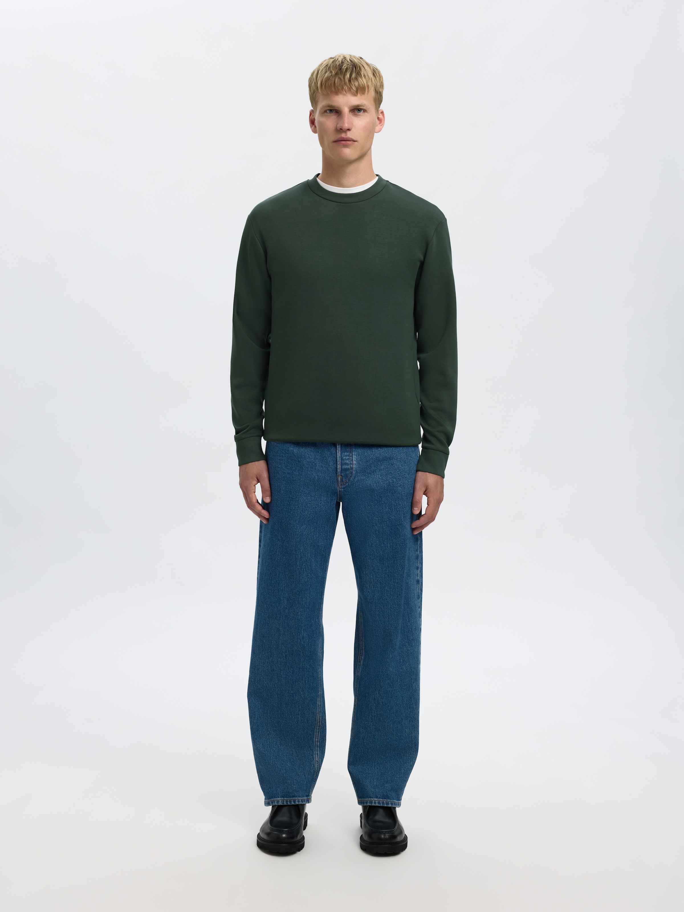 SELECTED HOMME Sweatshirt »SLHEMANUEL SOFT CREW NECK SWEAT NOOS«