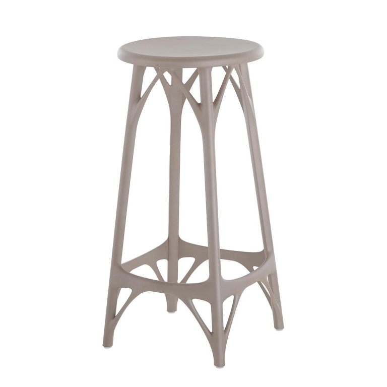 Kartell A.I. barkruk 65 grijs