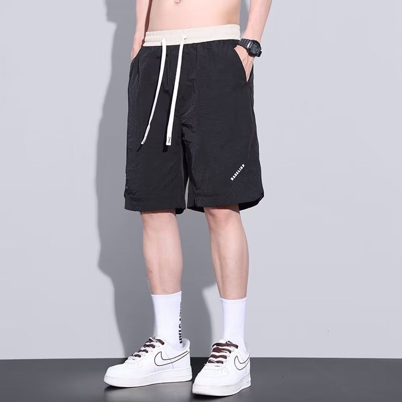 Blueforce - Tweekleurige shorts met trekkoordtaille