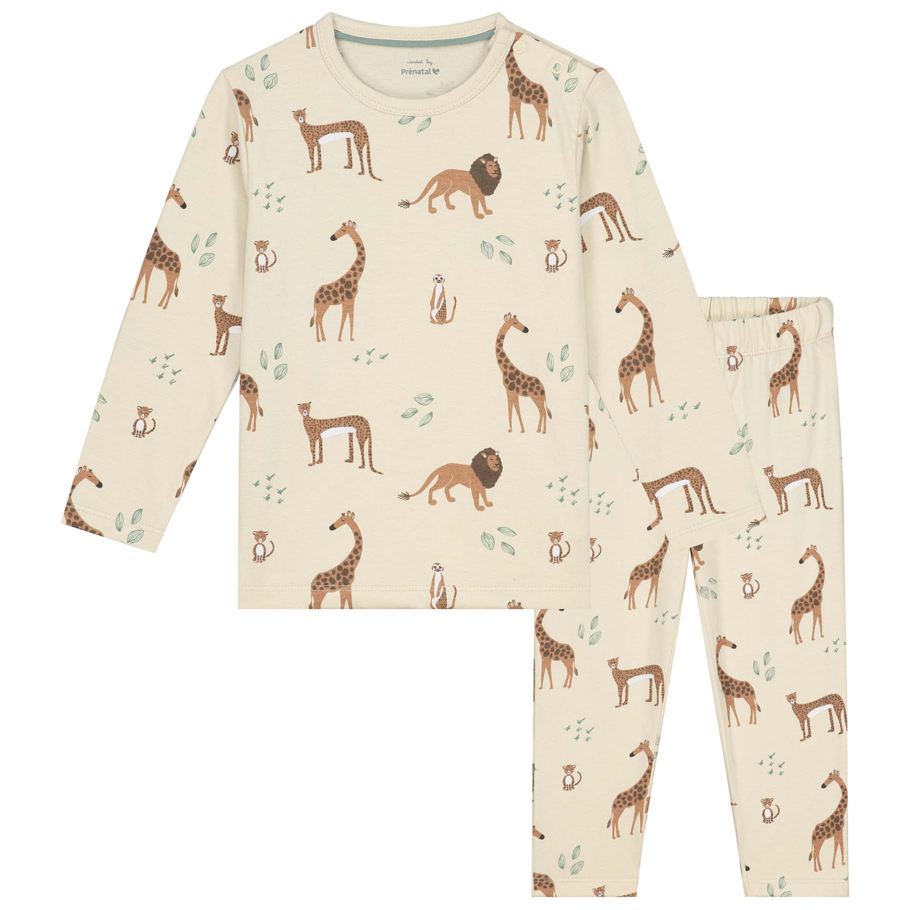 Prénatal peuter pyjama Savanne beige