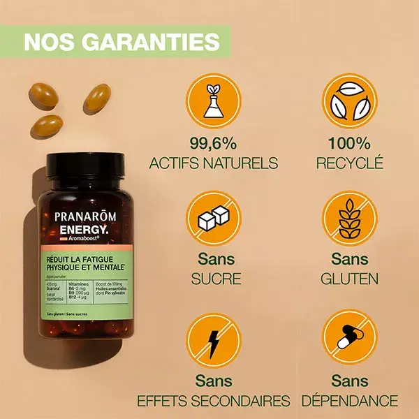 Pranarom Aromaboost Aromaboost Energy 60 Cápsulas