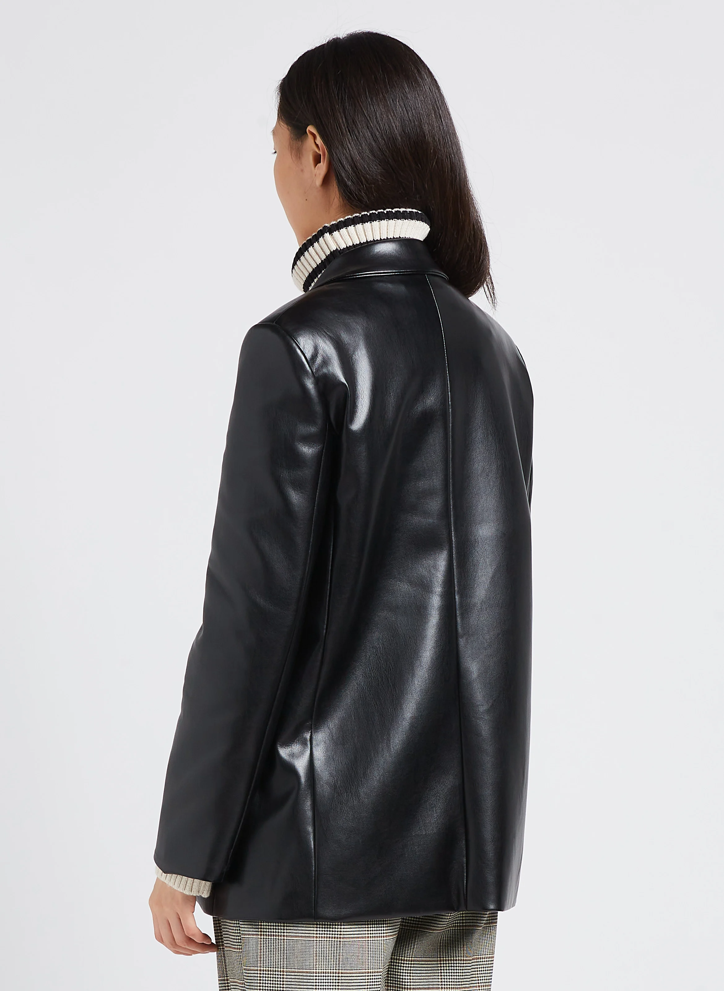 Blazer col tailleur| Noir
