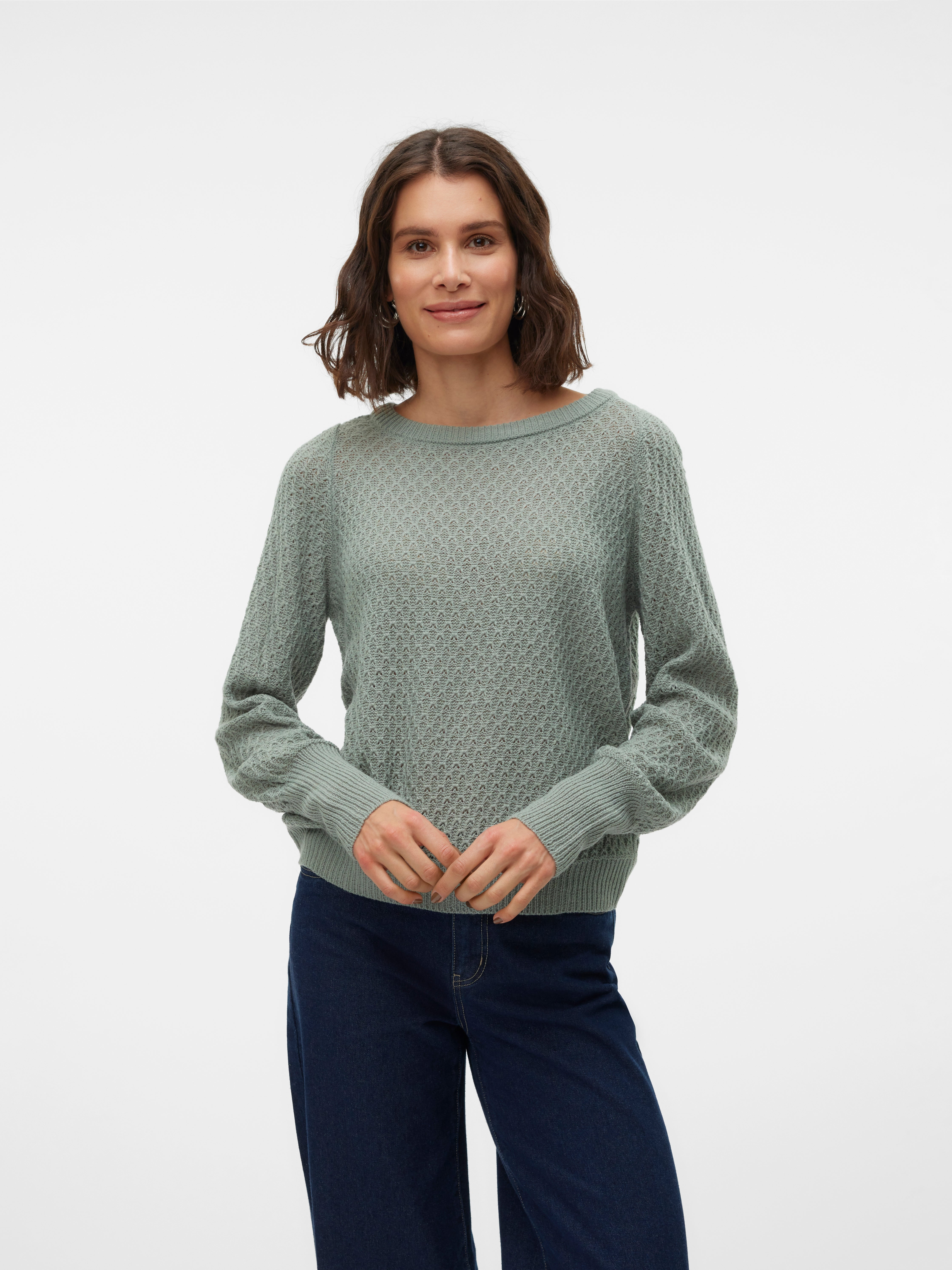 VMWAFFY Gebreide pullover