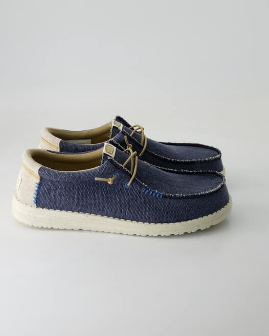 Hey Dude Wally Coastline Sneaker in Blau