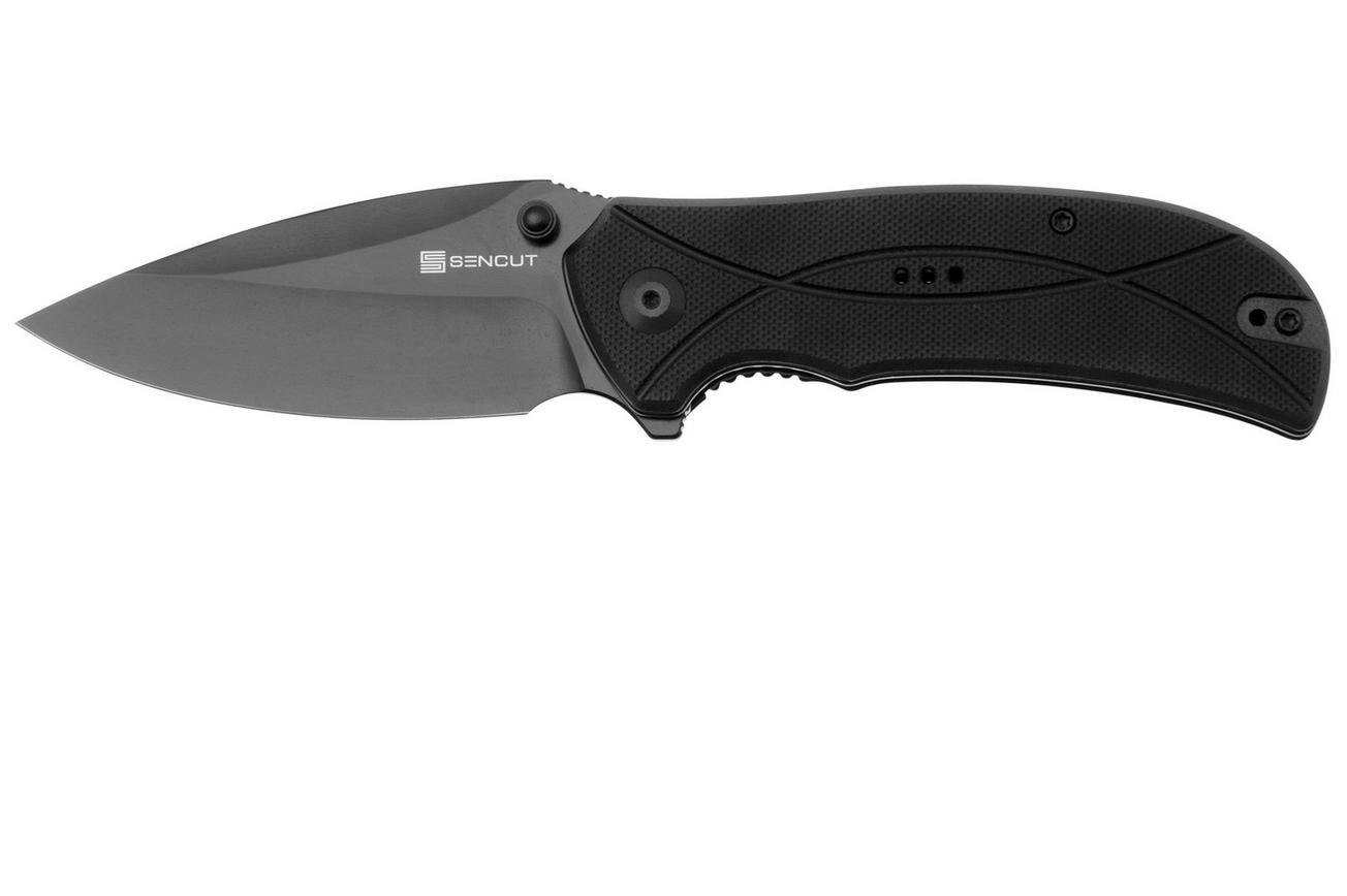 Sencut Hyrax S23097-1 Black 9Cr18MoV, Black Line G10 zakmes