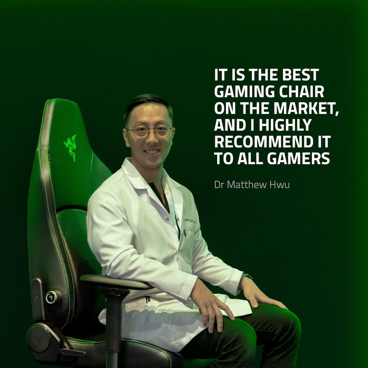 Razer Iskur V2 gamingstol (sort)
