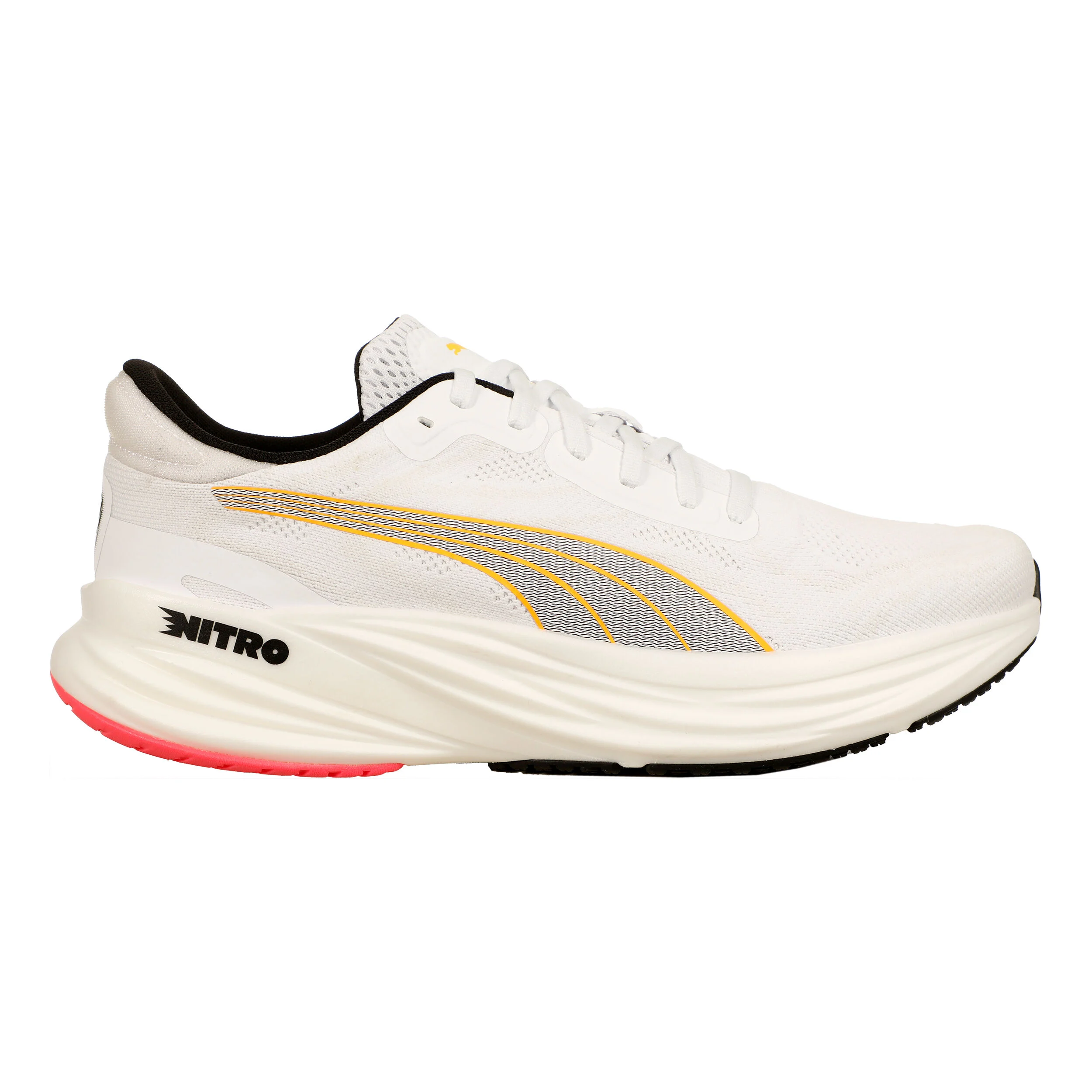 Puma Magnify Nitro 2 Chaussure De Running Sans Stabilisateurs Hommes - Blanc , Jaune