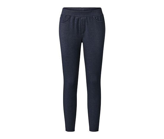 Gefütterte Leggings in Jeansoptik