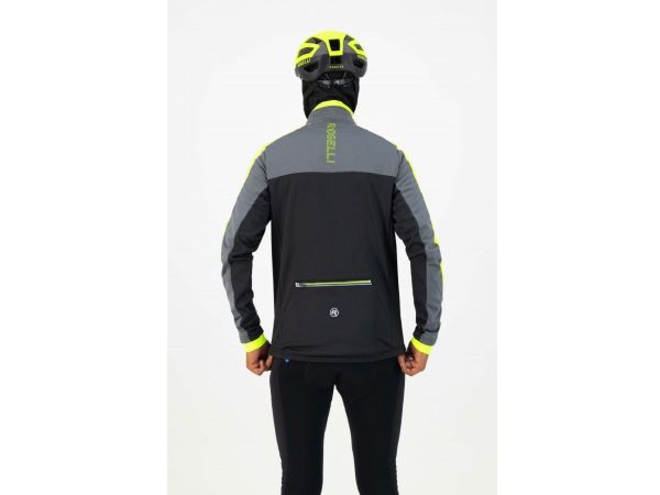 Rogelli Freeze Vinterjakke, Black/Grey/Fluor