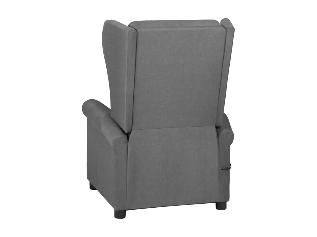 Fauteuil de massage Gris clair Tissu
