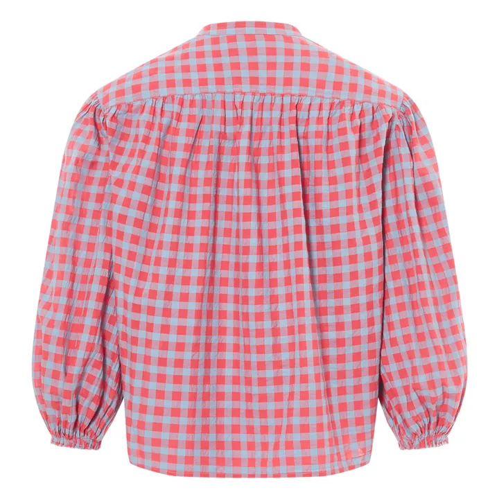 Laurence Bras Blouse Maguette Carreaux | Rouge