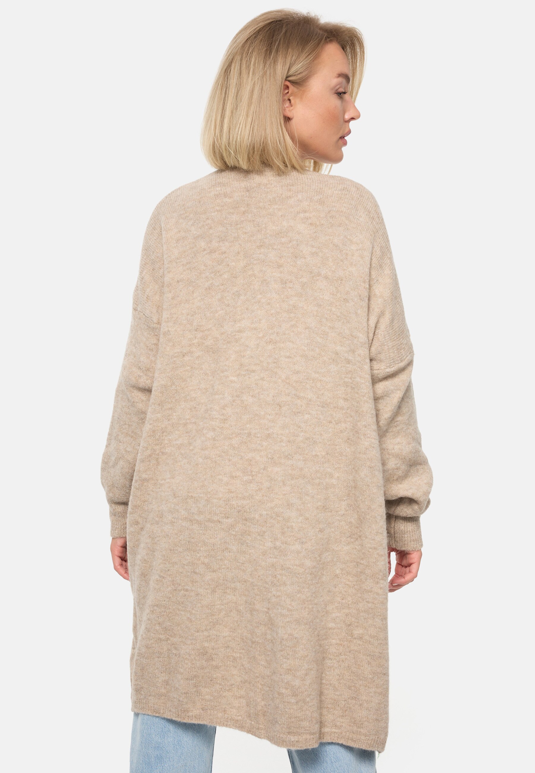 PM SELECTED Damen Cardigan Elegante Strickjacke mit Taschen in Einheitsgröße PM03
