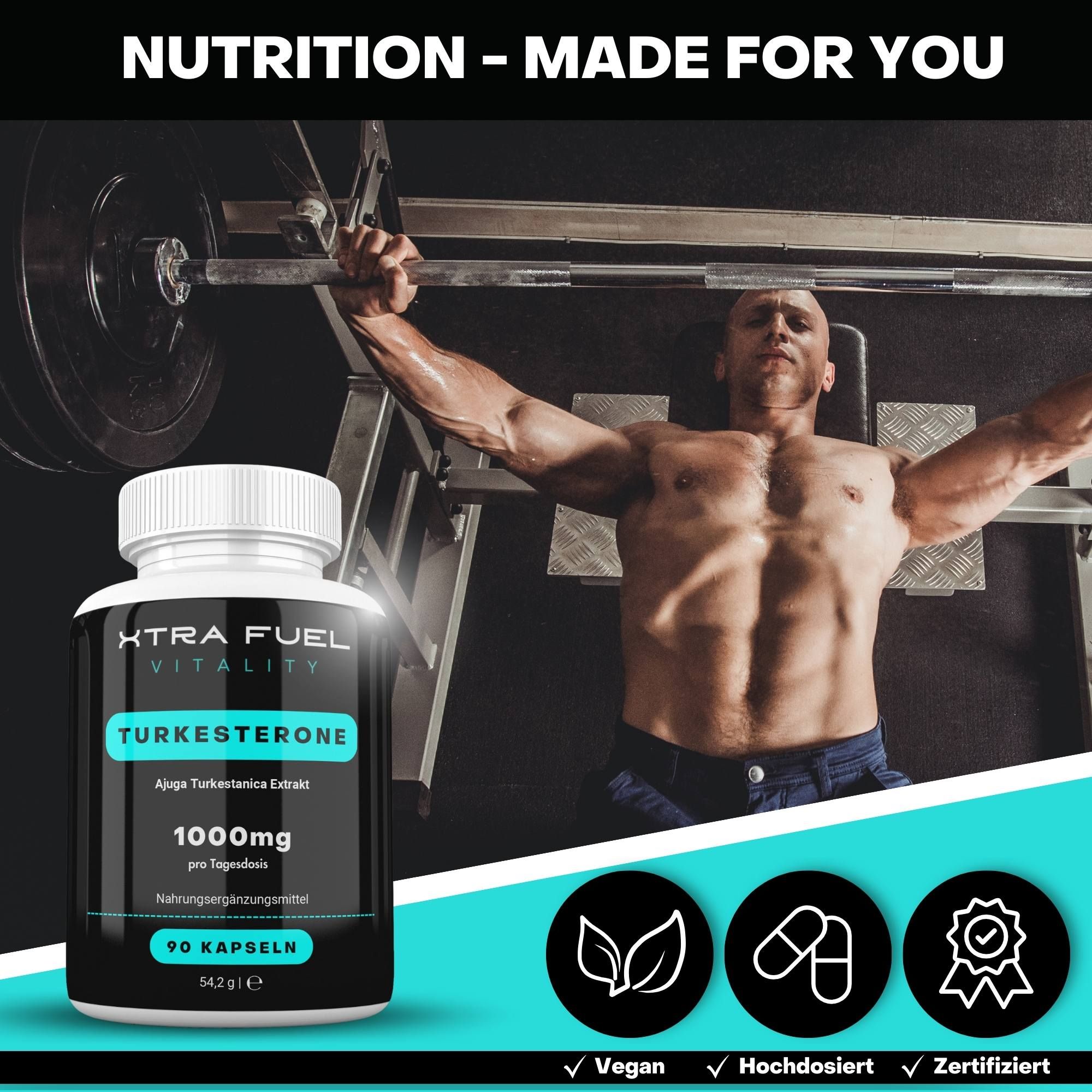 XTRA FUEL Turkesterone Kapseln