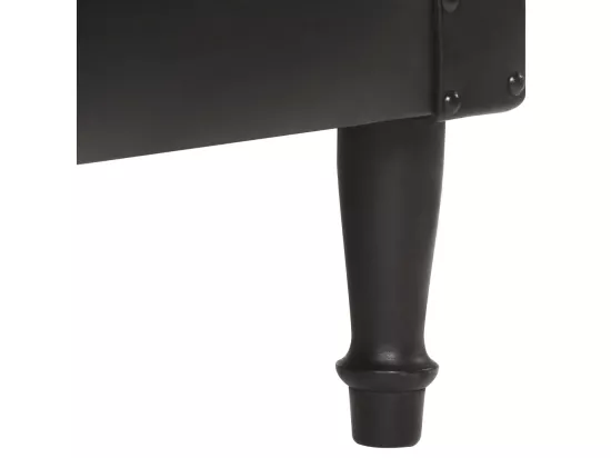 Fauteuil Noir Cuir véritable
