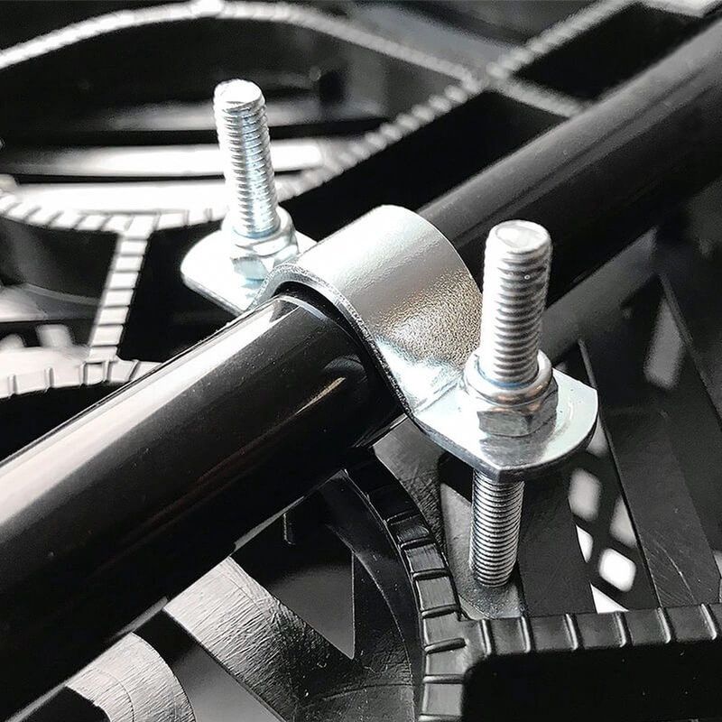 Basil - Crate Mounting - Montageset voor Fietskratten en Fietsmanden - Verzinkt