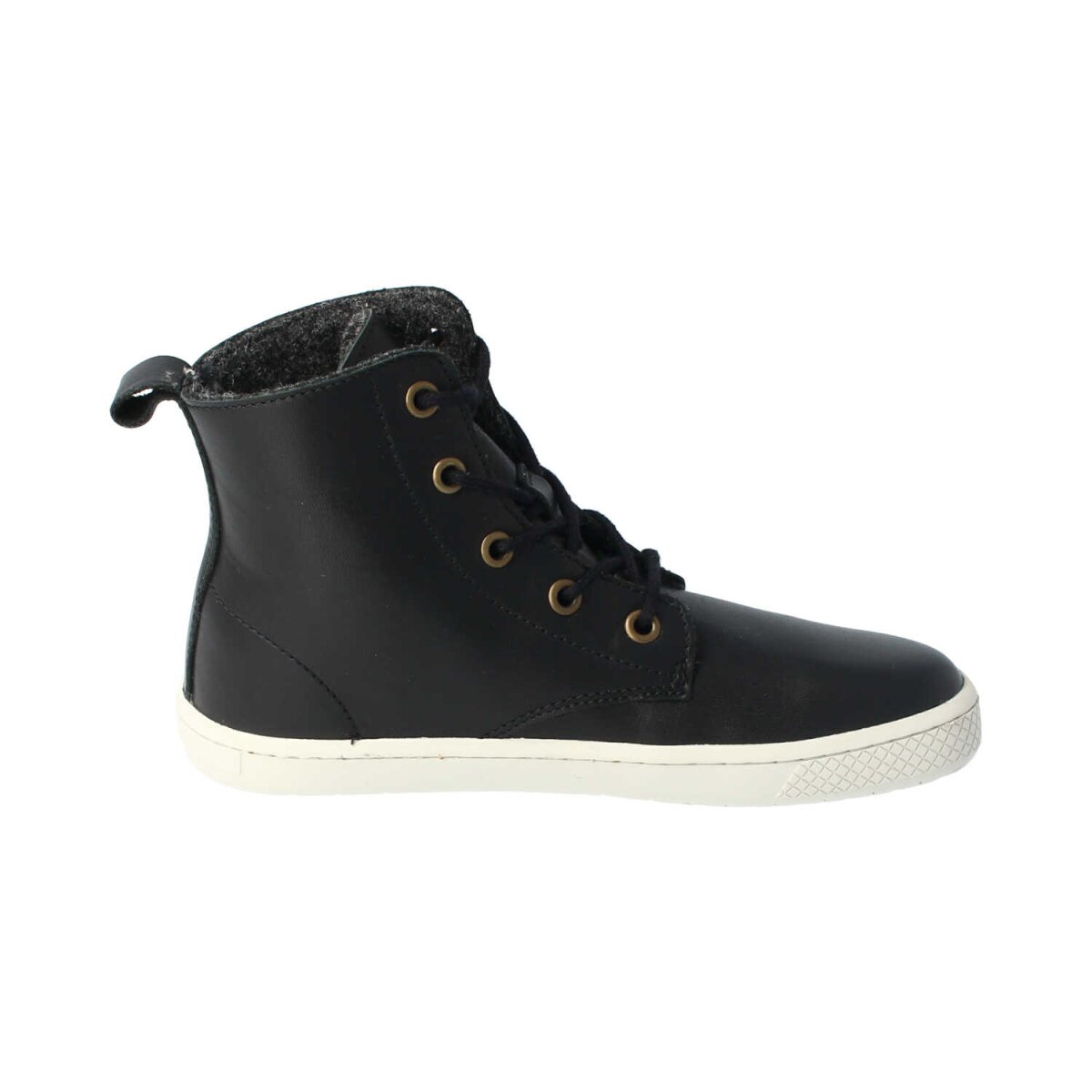 2021012-F00 HAPPY-FEEL nappa black woolfleece laces Weite/M
