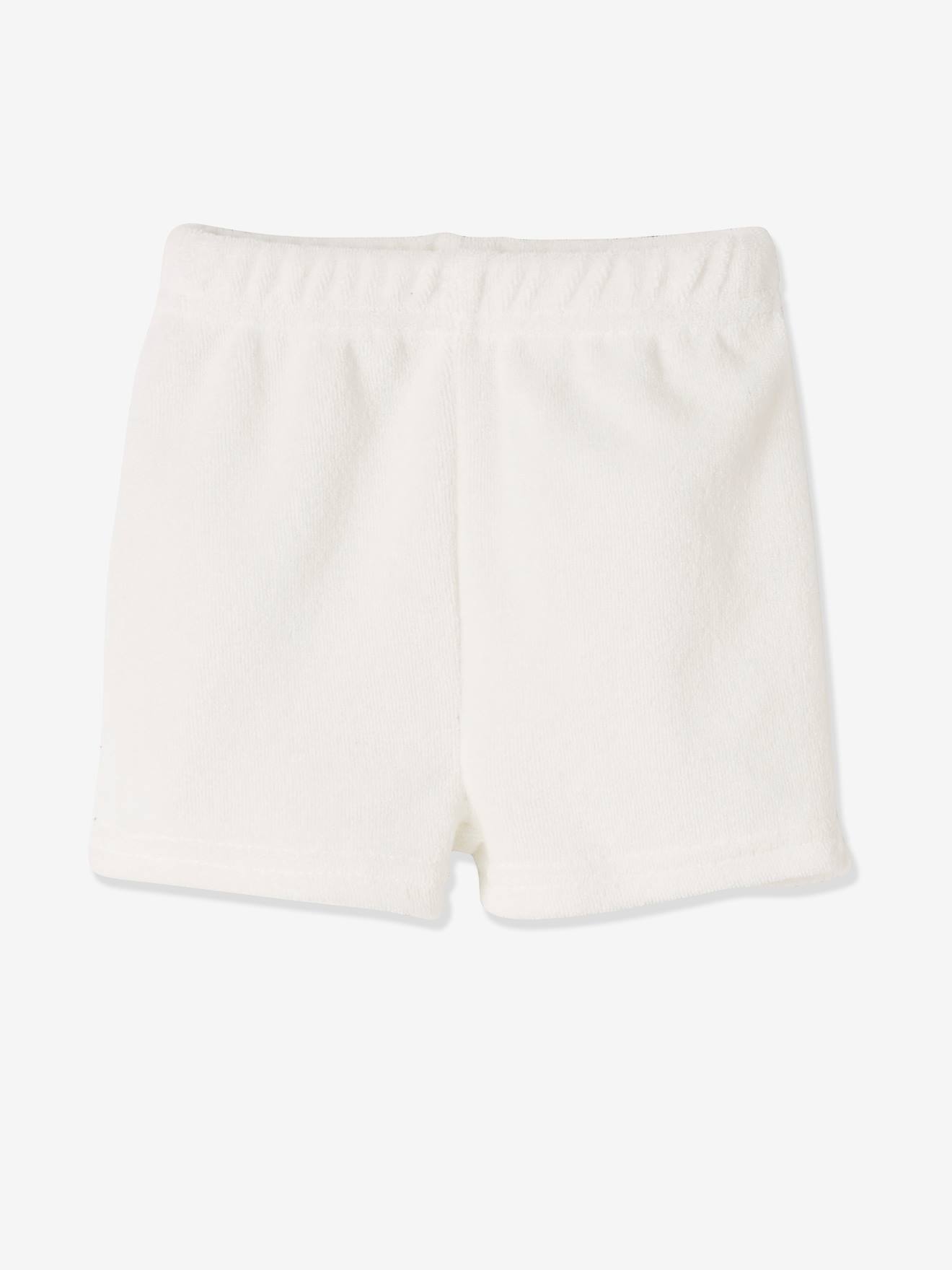 Conjunto de 4 shorts de tricô para bebê, azul escuro, bicolor/multicolorido