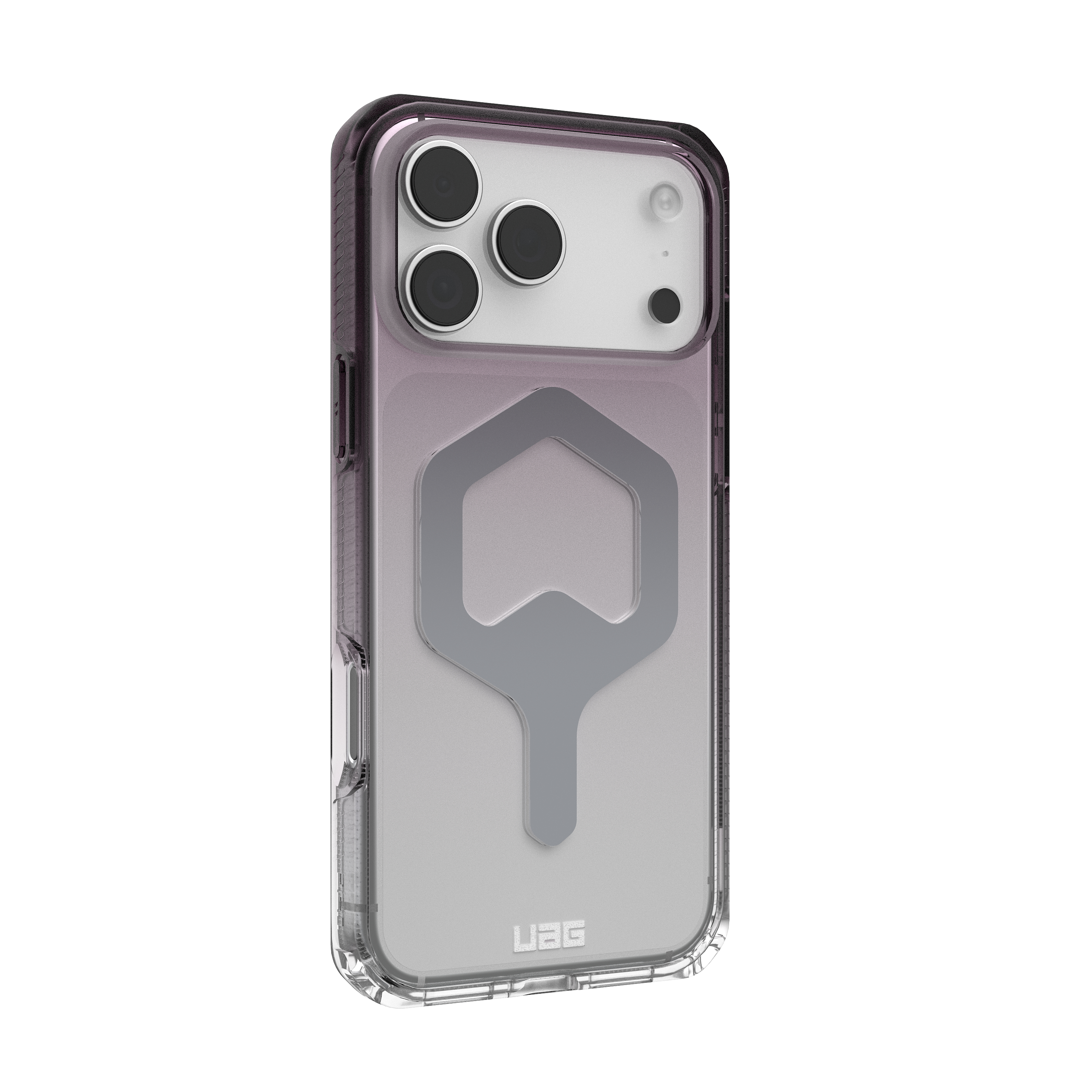 iPhone 17 Pro Max MagSafe Hybrid Schutzhülle Plyo (11453011404G) - Ombre (Schwarz / Transparent)
