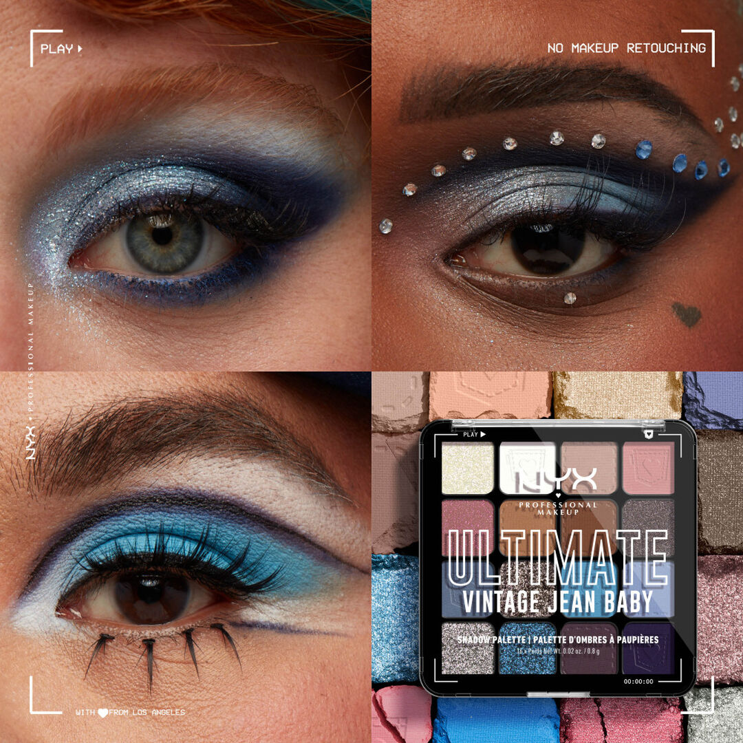 NYX Professional Makeup  Ultimate Shadow Palette - Vintage Jean Baby - 12,8gr