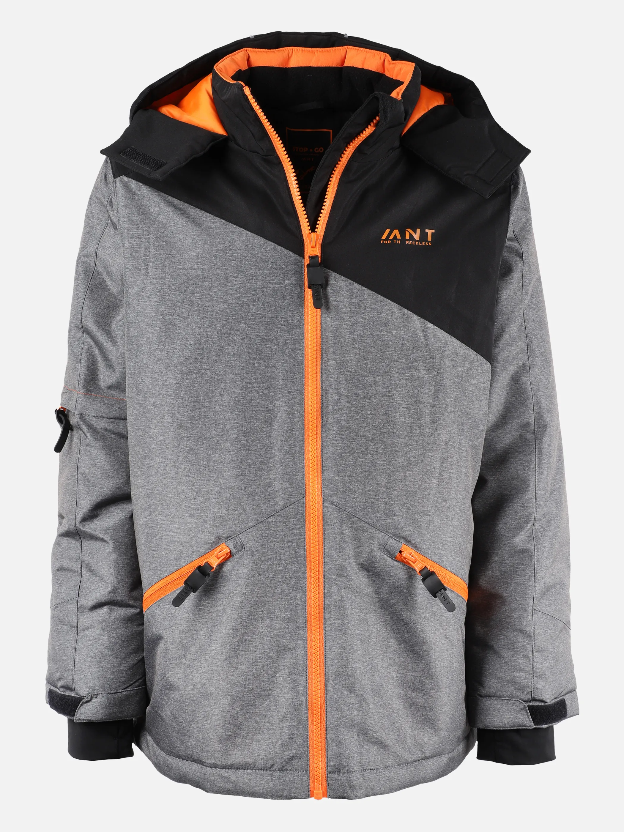 Jungen Skijacke mit Kapuze