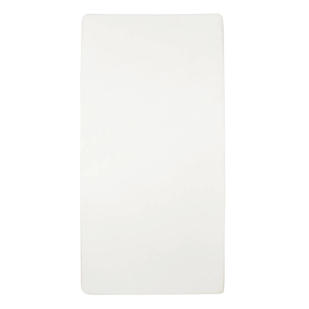 katoenen jersey hoeslaken wieg 40x80/90 cm (set van 2) offwhite