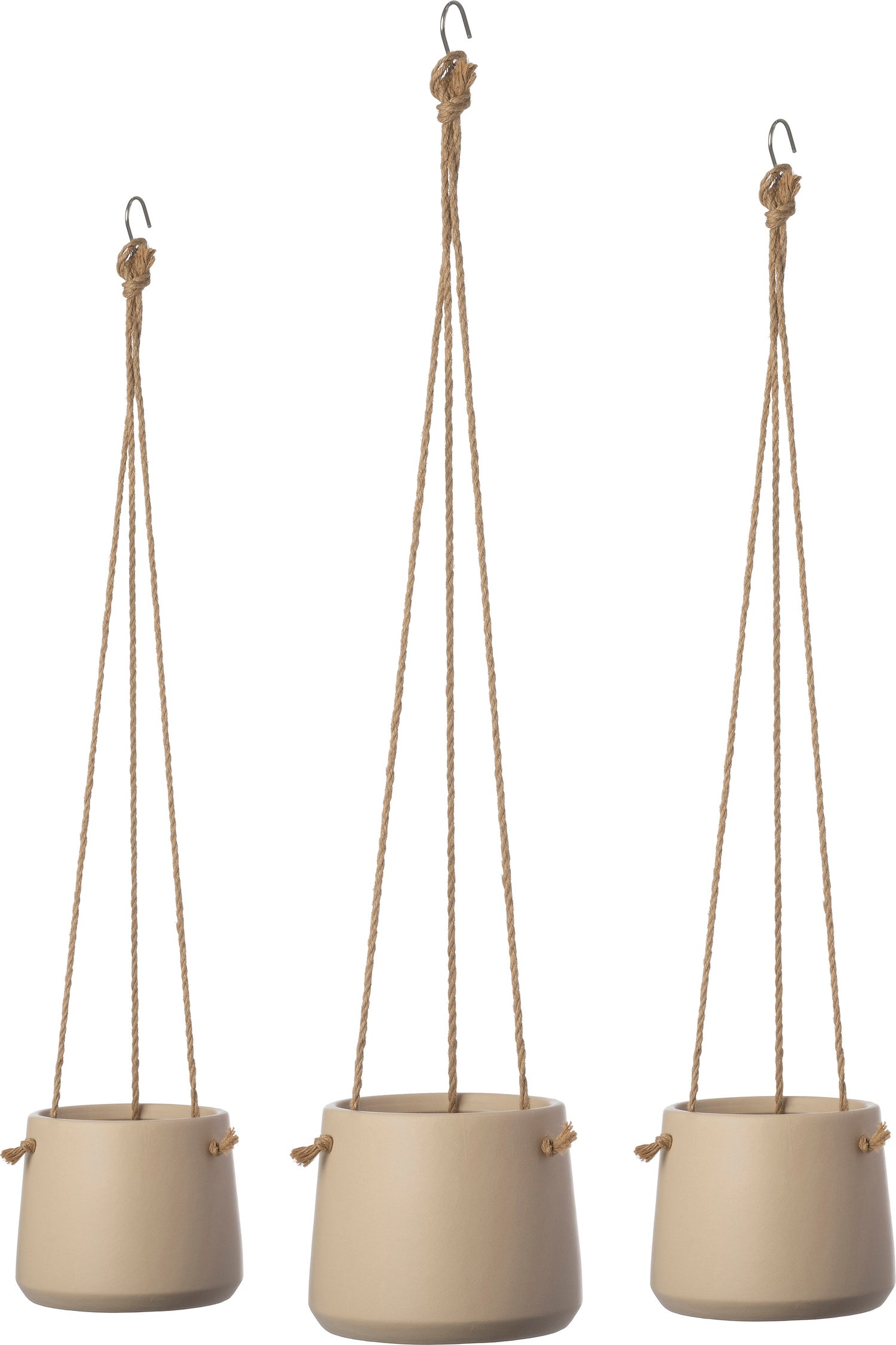 Intratuin hangpot Joan beige D 18,5 H 15 cm