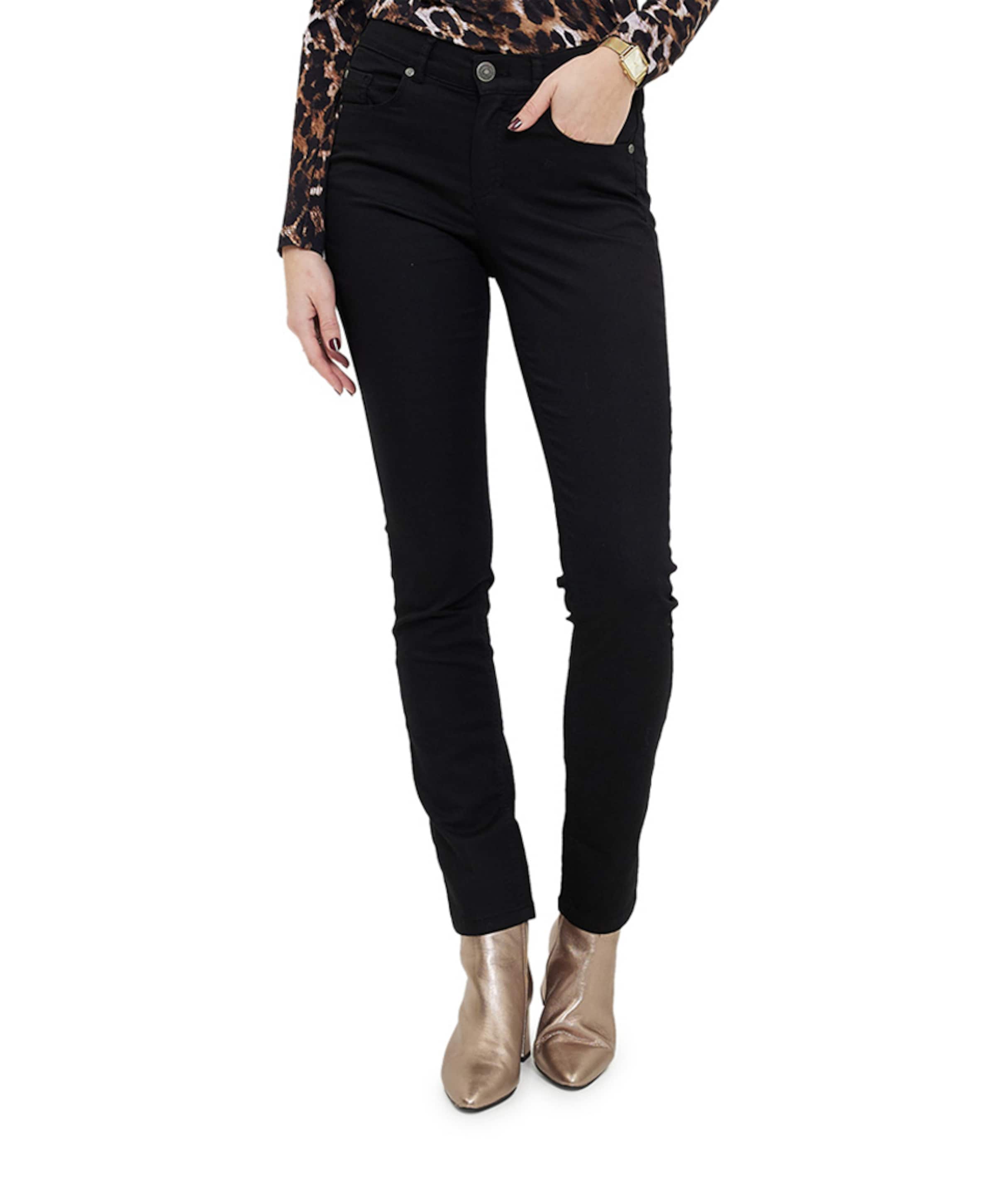 Enjoy 5 Pocket Super Stretch Lang dames broek zwart