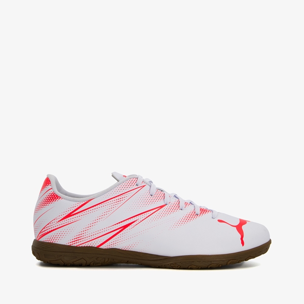 Puma Attacanto It IC zaalschoenen wit/rood