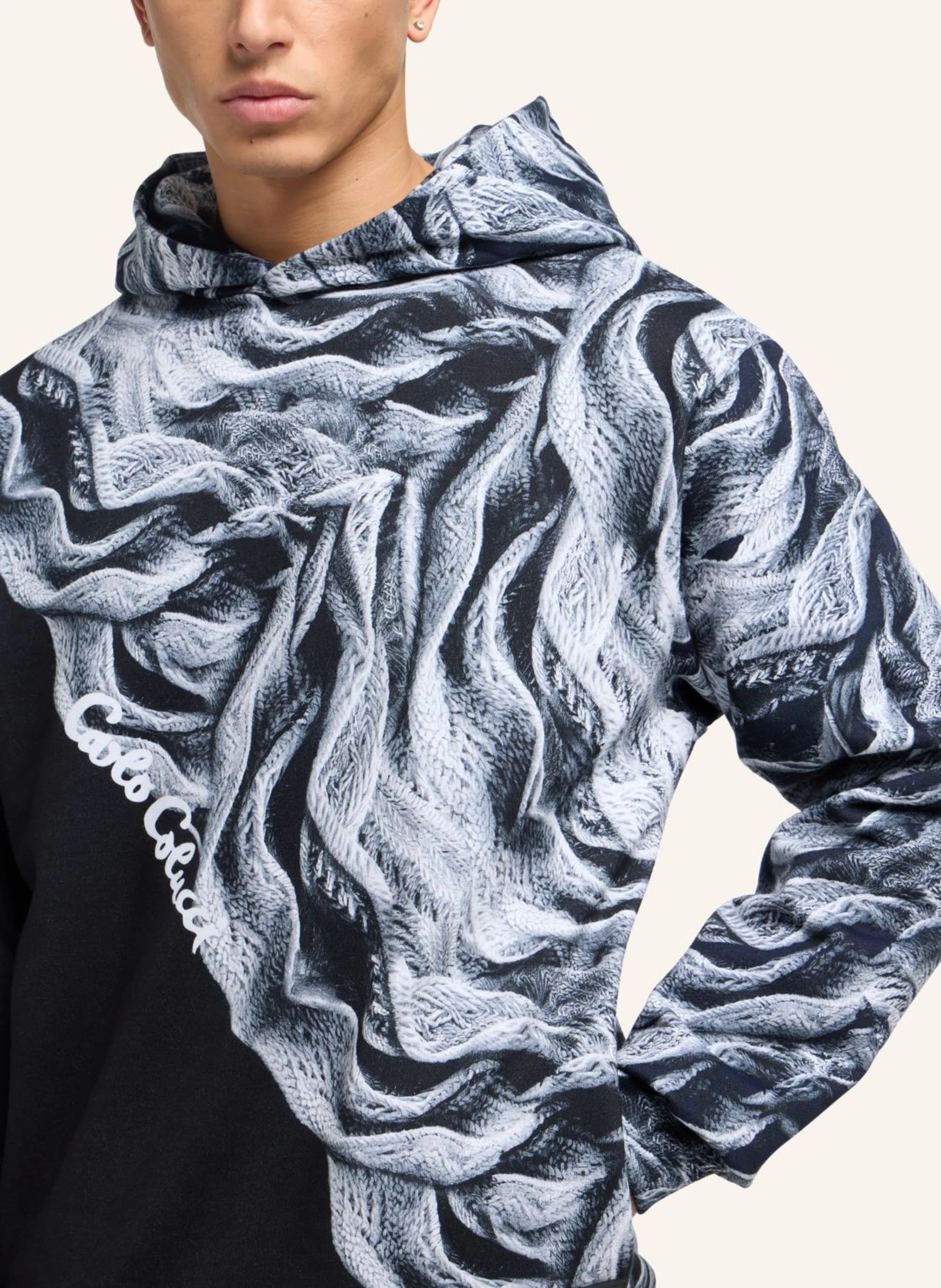 CARLO COLUCCI Hoodie - Artificial Knit DRAICCHIO