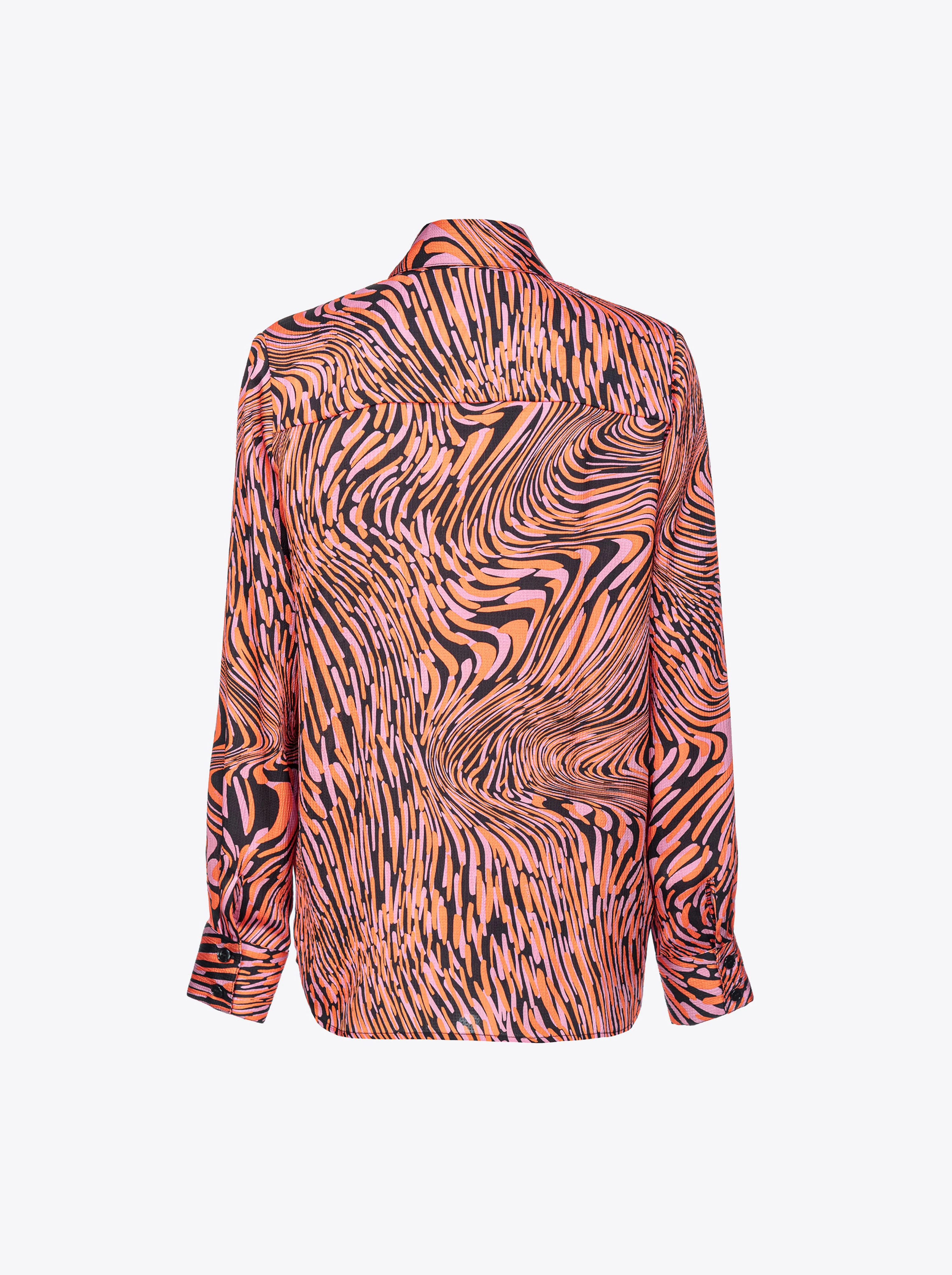 Chemise à imprimé déformé | Multicolore
