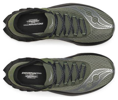 Chaussures Running Saucony Endorphin Pro 4 Kaki/Noir Homme