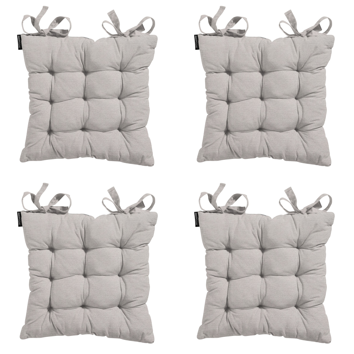 Madison Napels taupe Zitkussen - Set van 4
