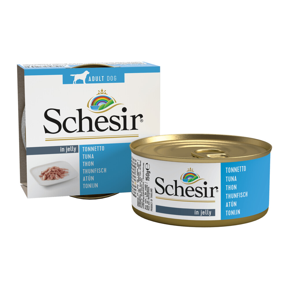 Schesir Hondenvoer Blik Jelly Tonijn150 gr