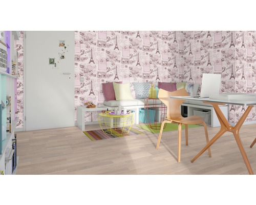 Parket 13.0 Eiken Lichtbeige Scheepsdek 3-Strook Geëgaliseerd Wit Geolied