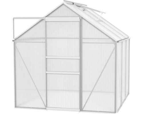 Vitavia Venus 3800 kas, dubbelwandige polycarbonaat panelen, 4 mm dik, 195 x 195 cm, aluminium
