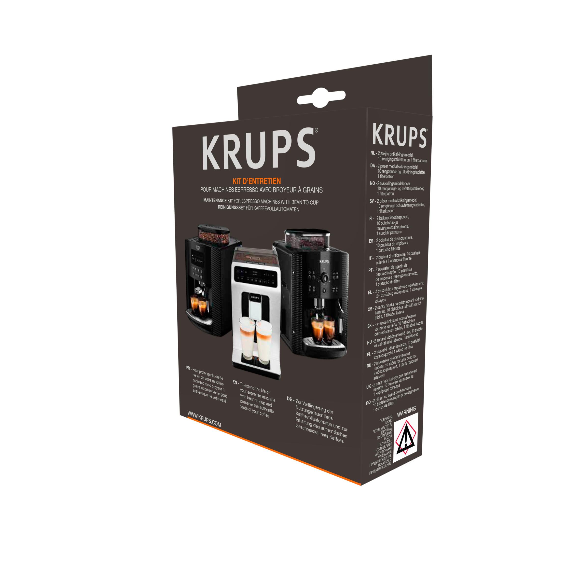 Kit d'entretien pour machine Espresso avec broyeur à grains XS530010