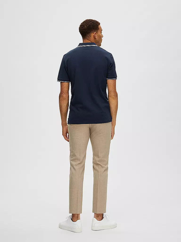 SELECTED Poloshirt SLHDANTE  blau