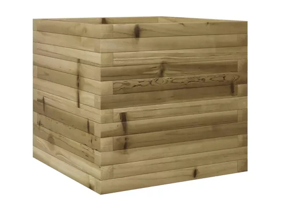 Jardinière bac lit surélevé bois marron 50 x 50 x 45.5 cm 02_0037635