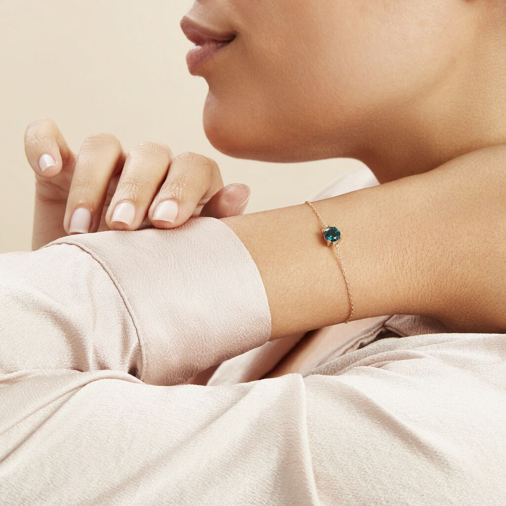 Bracelet Plaqué Or Jaune Nilay Oxyde De Zirconium