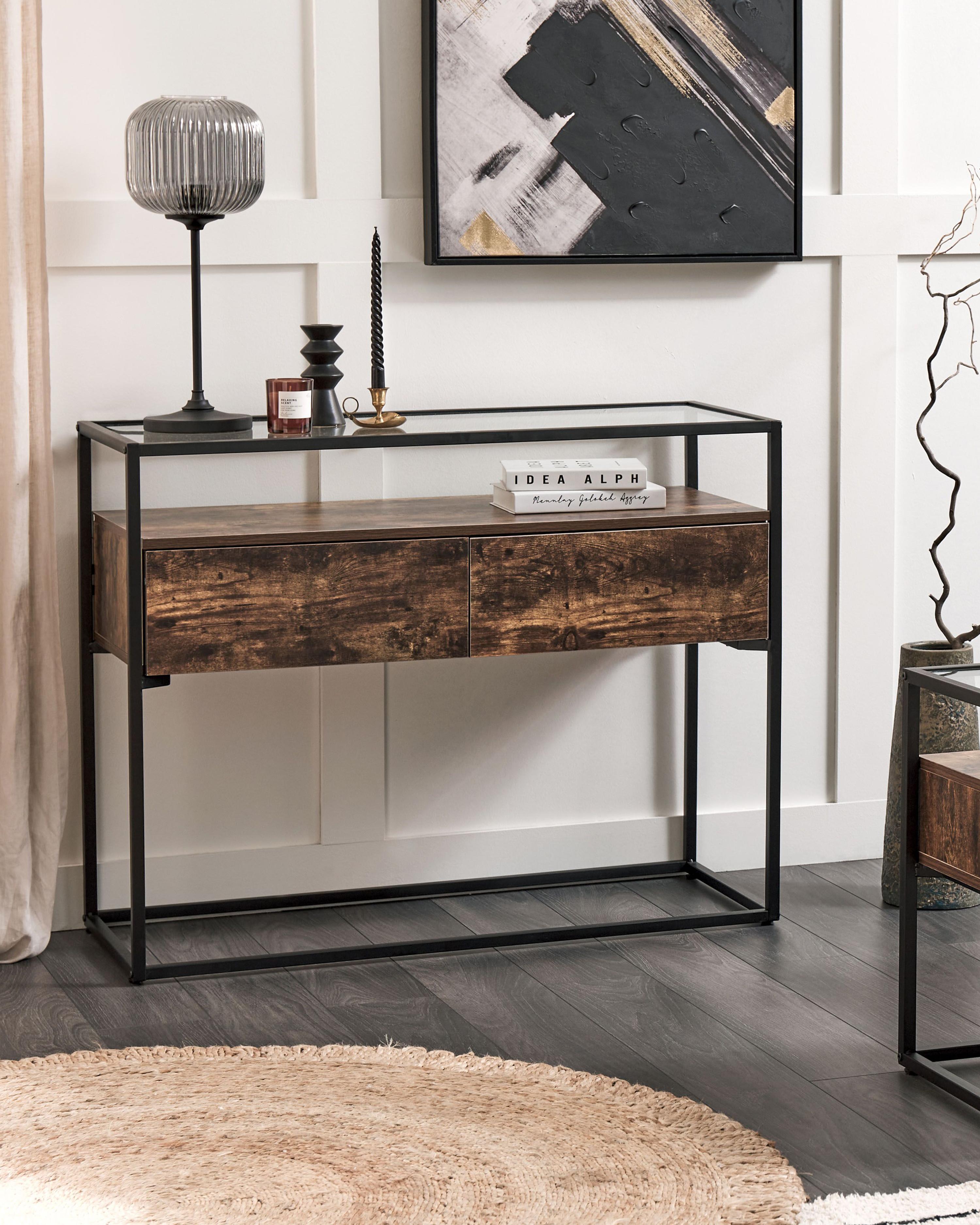 Sidetable MAUK Donkerbruin