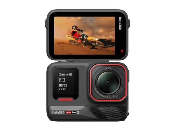 Insta360 Ace Pro 2 - Dual Battery Standard Bundle - action-kamera - 8K / 30 fps - Leica - Bluetooth, Wi-Fi - undervands op til 12 m - sort