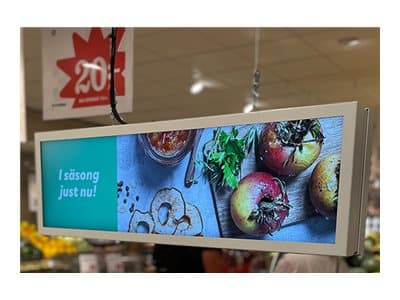 HI-ND - Monteringssett (hylster) - dobbeltside - for LCD-skjerm - stretch - svart - skjermstørrelse: 37
