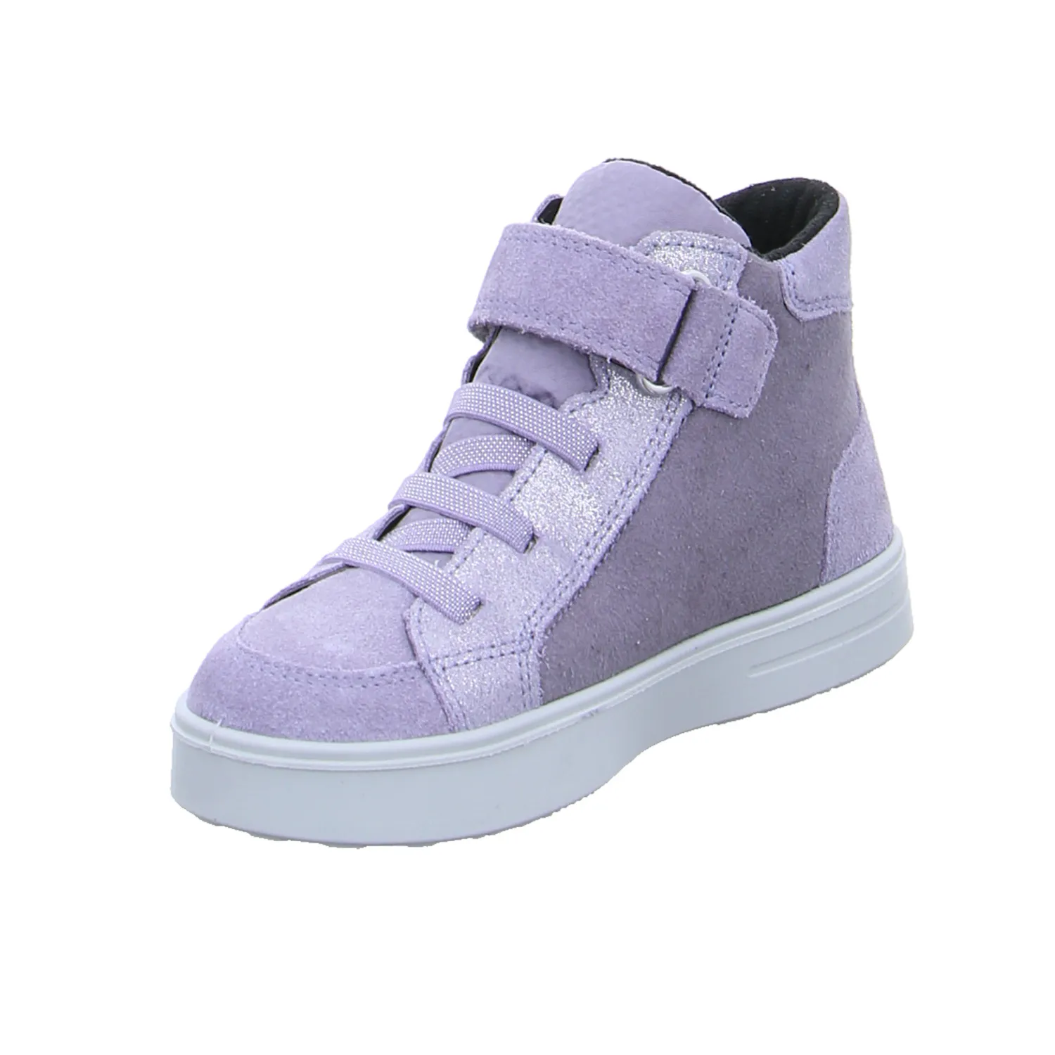SUPERFIT Kleinkinder-Halbschuh Binder Rosa Textil  Sneaker high