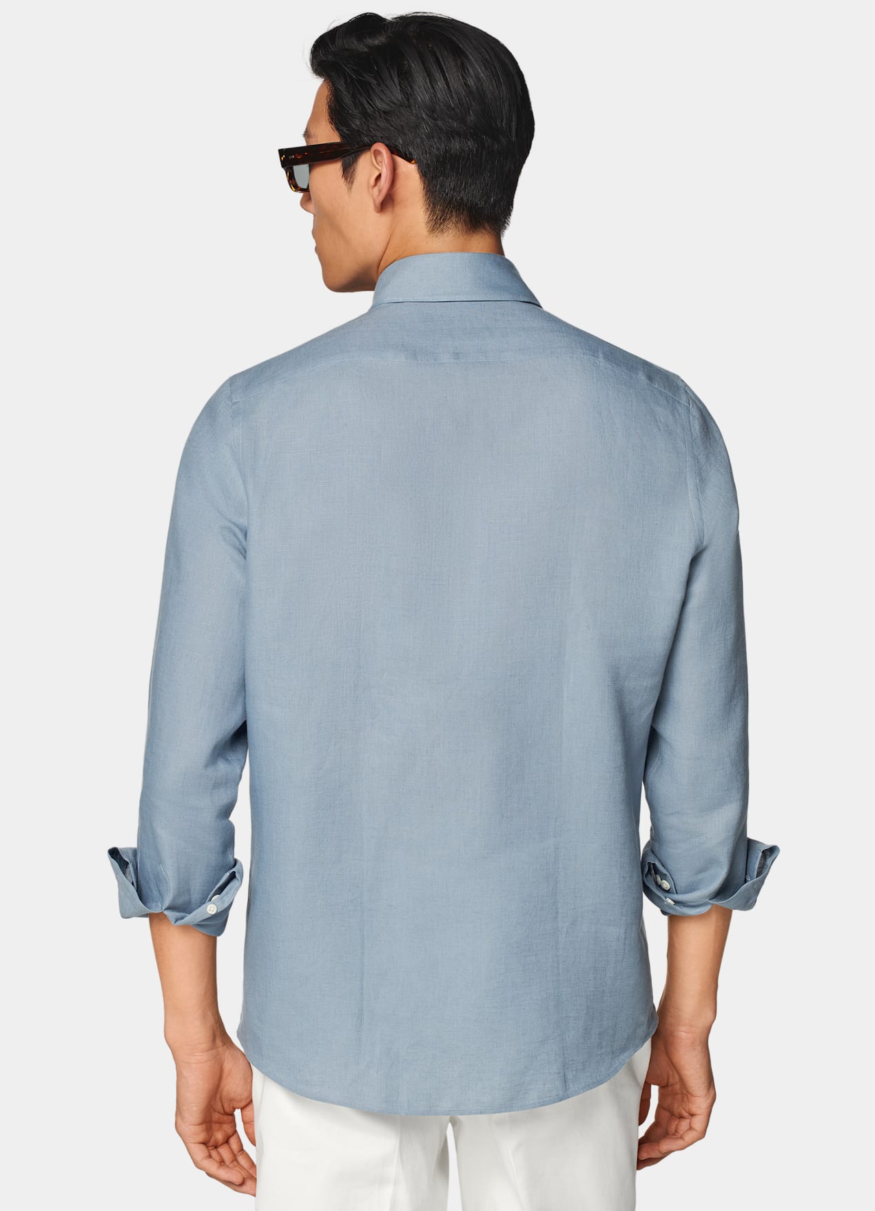 Chemise coupe Tailored bleu moyen