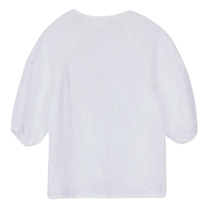 Xirena Blouse Felicity Gaze de Coton | Blanc