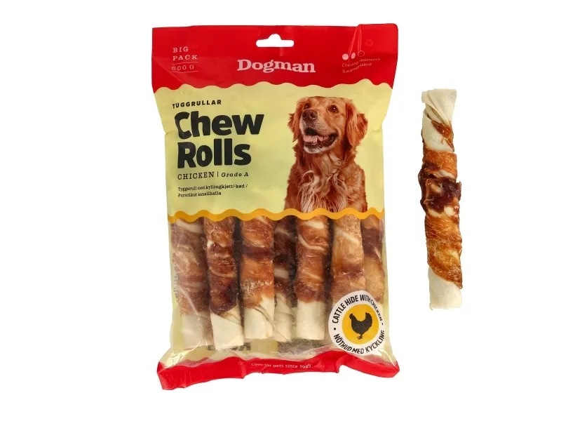 DOGMAN Chew Rolls 10-pak 17,5cm