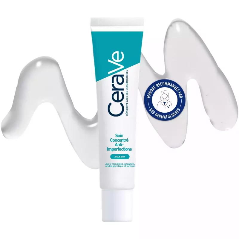 Soin Concentré Anti-Imperfections enrichi aux AHA BHA et aux 3 Céramides - Cerave - 40ml