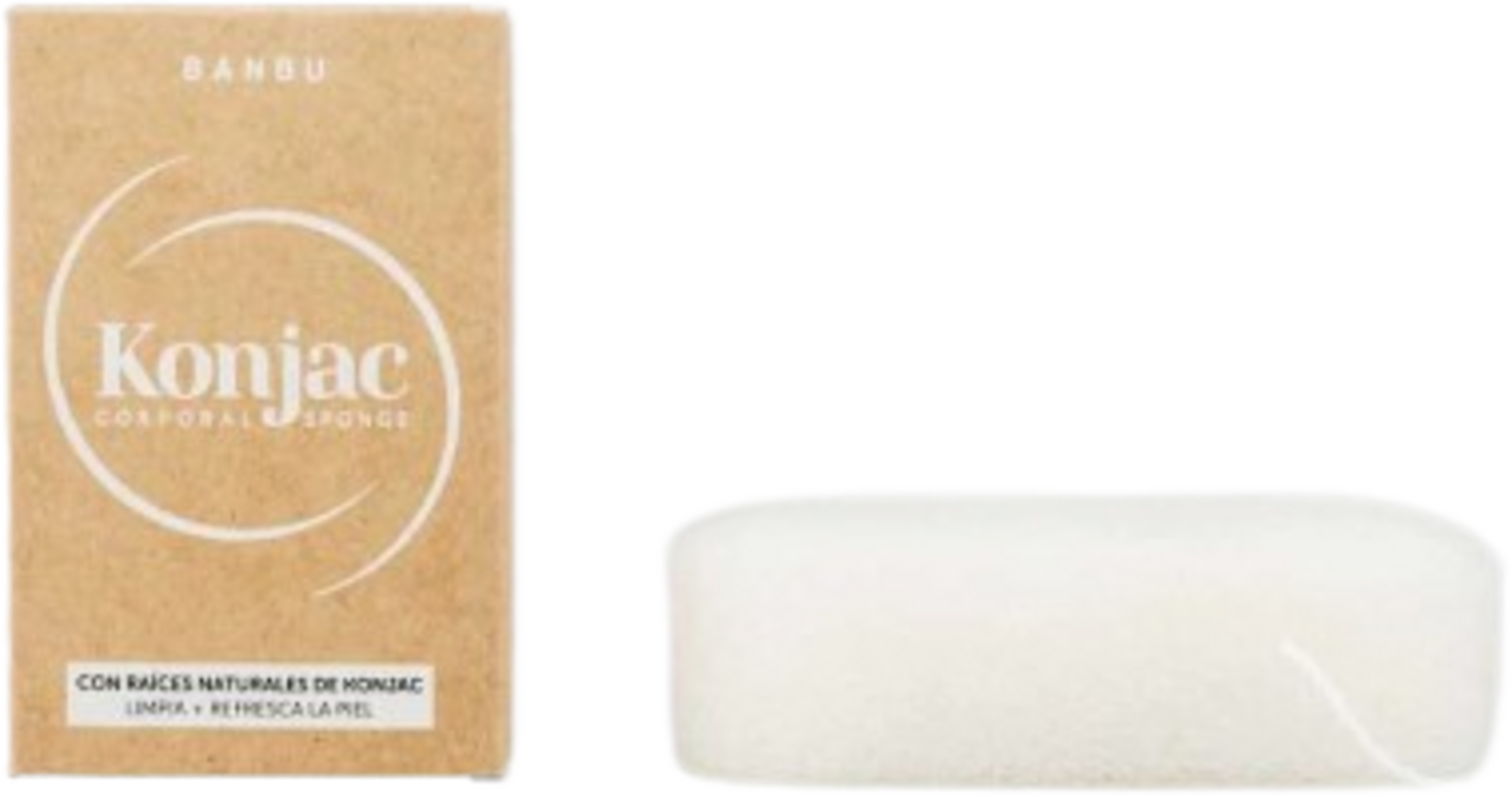 BANBU  Konjac-Körperschwamm Natur