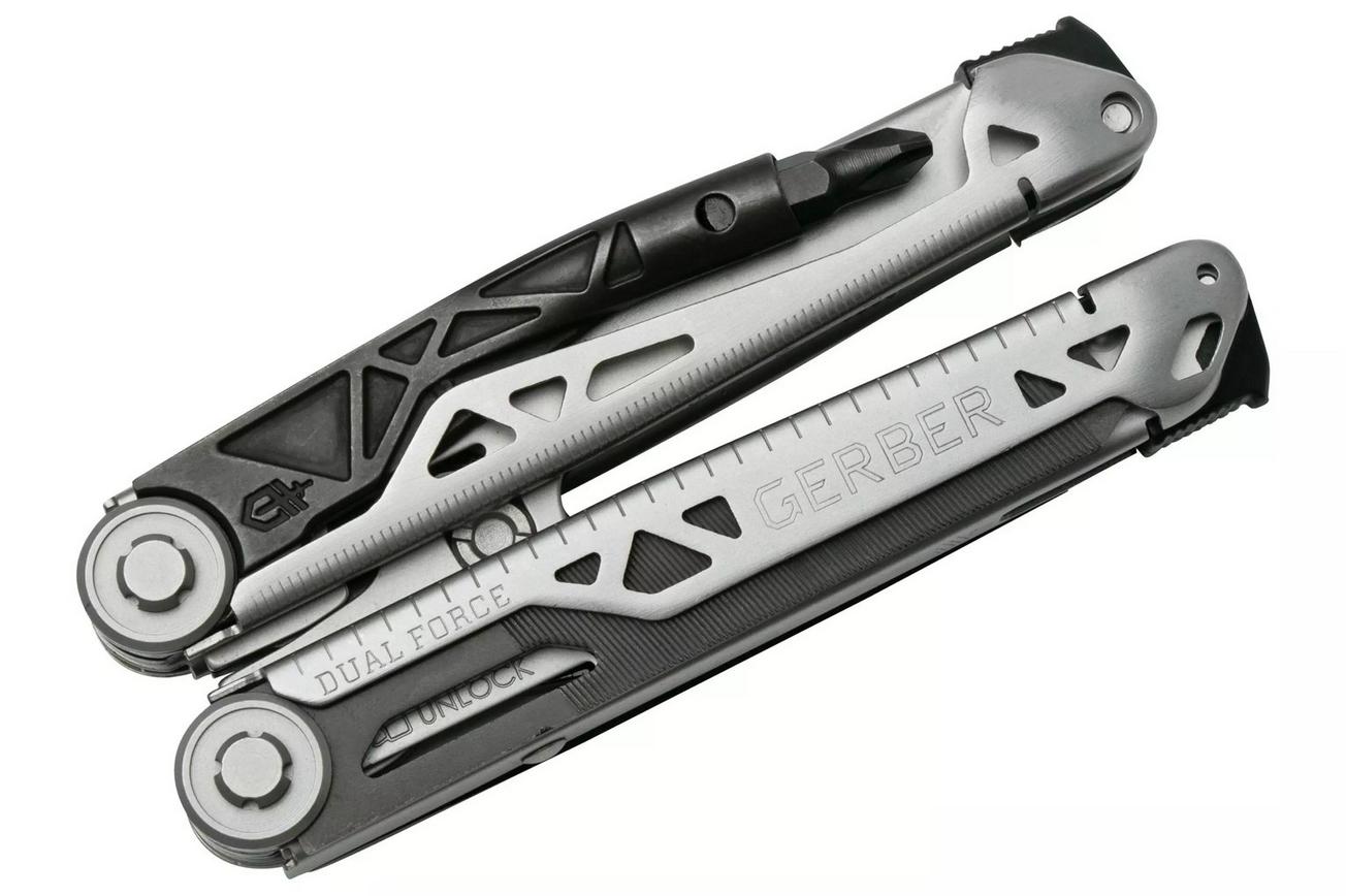 Gerber Dual Force, 001613, zilver/zwart, multitool